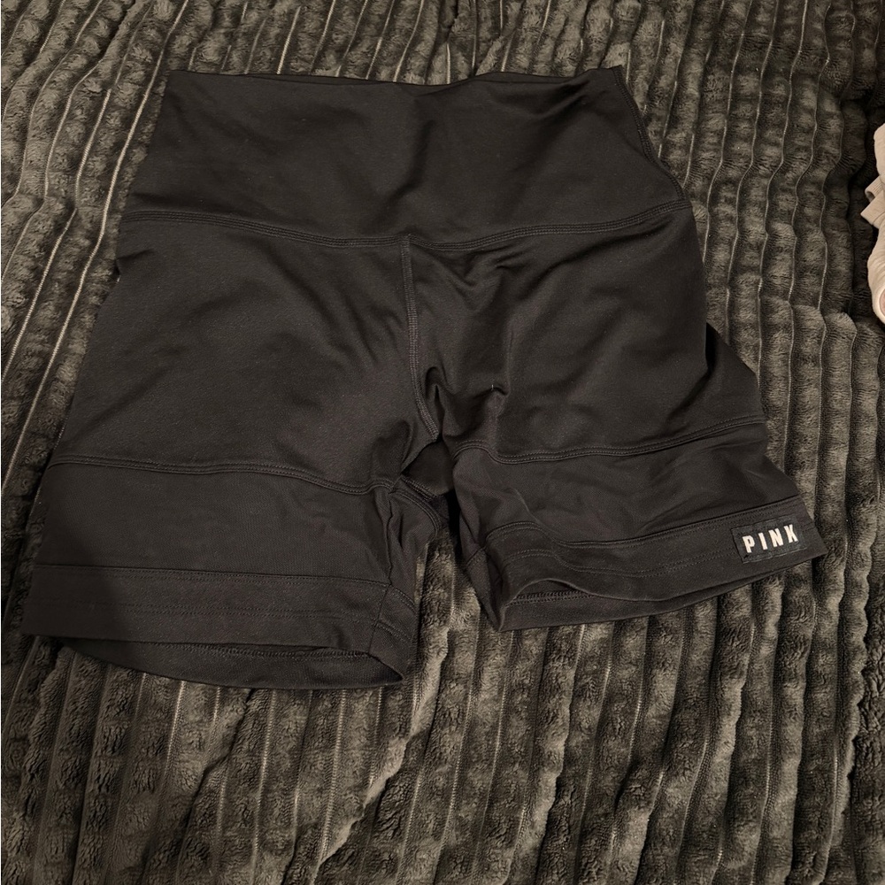 PINK Victoria's Secret Women's Black Bike Shorts